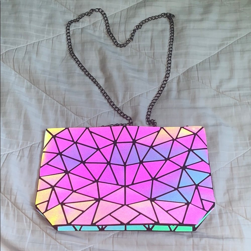 Reflective Holographic crossbody bag (SOLD)